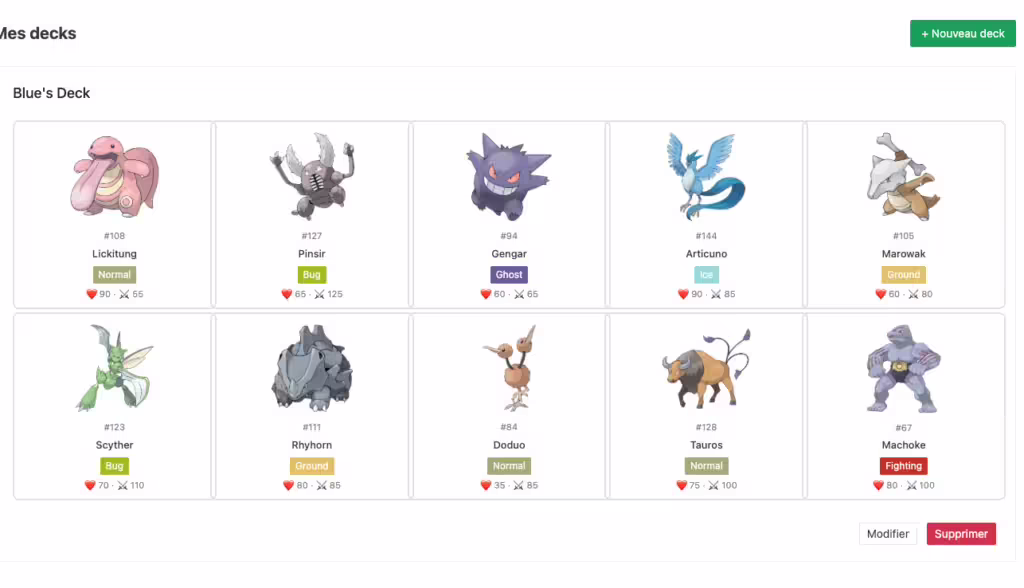 Projet Pokemon